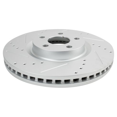 Ford Front Driver & Passenger Side 2 Piece Premium G-Coated Brake Rotor Set TRQ Performance BRA70247