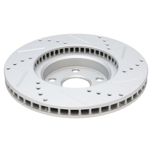 2003-08 Toyota Corolla Matrix Pontiac Vibe Front Semi-Metallic Premium G-Coated Brake Pad & Rotor Kit TRQ Performance BKA12065