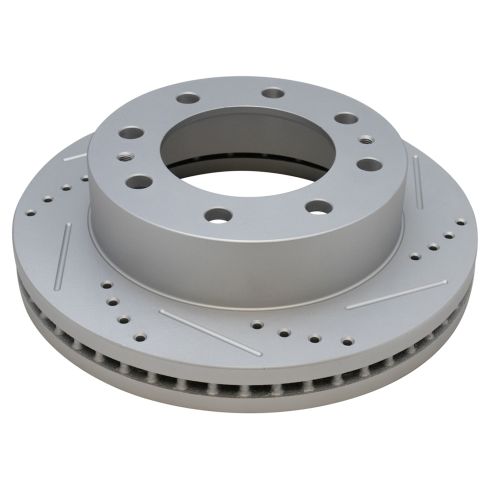Chevrolet GMC Cadillac Hummer Front Semi-Metallic Premium G-Coated Brake Pad & Rotor Kit TRQ Performance BKA12067