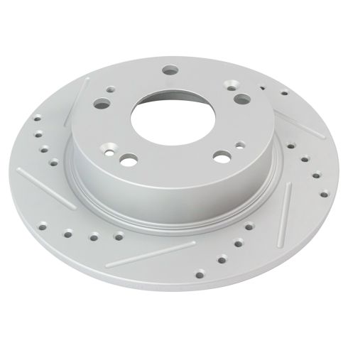 Honda Accord Acura TSX Rear Ceramic Premium G-Coated Brake Pad & Rotor Kit TRQ Performance BKA12091