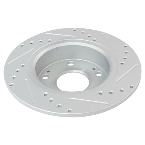 Honda Accord Acura TSX Rear Ceramic Premium G-Coated Brake Pad & Rotor Kit TRQ Performance BKA12091