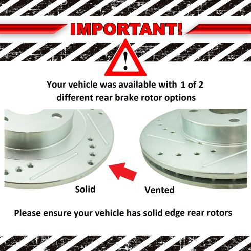 Dodge Chrysler Rear Ceramic Premium G-Coated Brake Pad & Rotor Kit TRQ Performance BKA12099