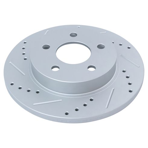 Chevrolet Pontiac Saturn Rear Ceramic Premium G-Coated Brake Pad & Rotor Kit TRQ Performance BKA12101