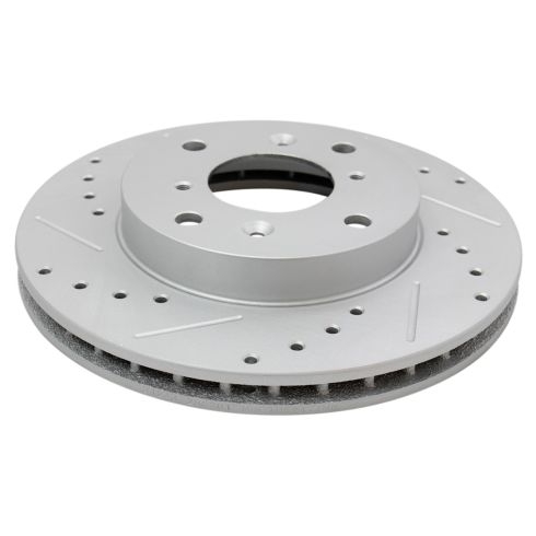Honda Accord Acura CL Front Semi-Metallic Premium G-Coated Brake Pad & Rotor Kit TRQ Performance BKA12131