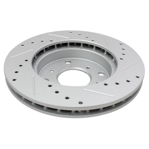 Honda Accord Acura CL Front Semi-Metallic Premium G-Coated Brake Pad & Rotor Kit TRQ Performance BKA12131