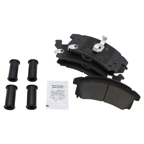 Chevrolet Buick Pontiac Olds Front Semi-Metallic Premium G-Coated Brake Pad & Rotor Kit TRQ Performance BKA12144