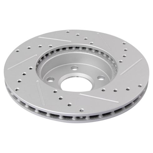 Chevrolet Buick Pontiac Olds Front Semi-Metallic Premium G-Coated Brake Pad & Rotor Kit TRQ Performance BKA12144