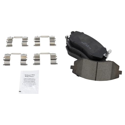 Subaru Saab Front Ceramic Premium G-Coated Brake Pad & Rotor Kit TRQ Performance BKA12169