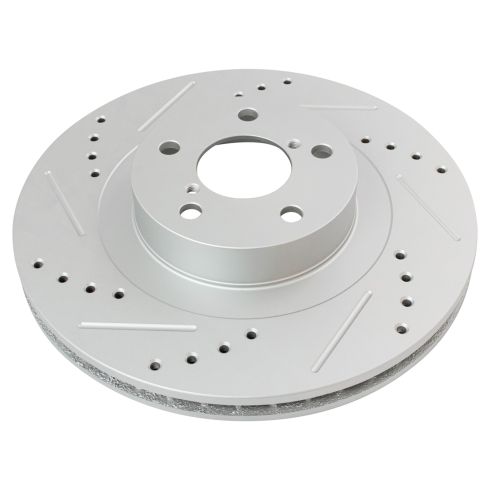 Subaru Saab Front Ceramic Premium G-Coated Brake Pad & Rotor Kit TRQ Performance BKA12169