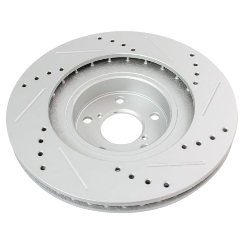 Subaru Saab Front Ceramic Premium G-Coated Brake Pad & Rotor Kit TRQ Performance BKA12169