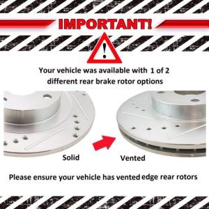 Dodge Chrysler Front & Rear Ceramic Premium G-Coated Brake Pad & Rotor Kit TRQ Performance BKA12191
