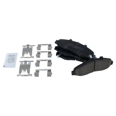 Ford F150 F150 Heritage Front & Rear Ceramic Premium G-Coated Brake Pad & Rotor Kit TRQ Performance BKA12197