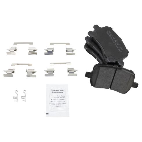 Chevrolet Pontiac Saturn Front Semi-Metallic Premium G-Coated Brake Pad & Rotor Kit TRQ Performance BKA12207