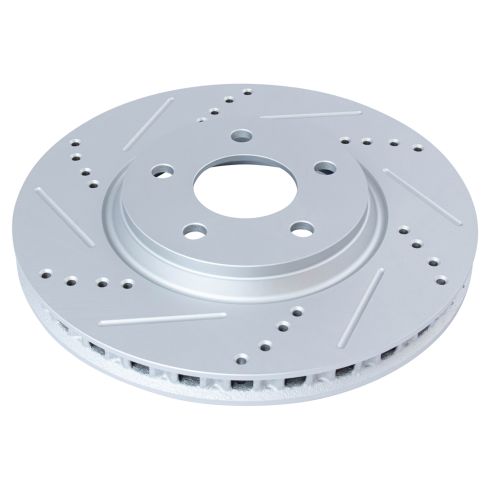 Chevrolet Pontiac Saturn Front Semi-Metallic Premium G-Coated Brake Pad & Rotor Kit TRQ Performance BKA12207