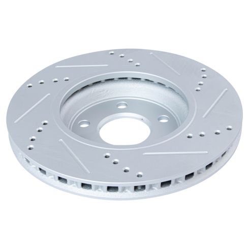 Chevrolet Pontiac Saturn Front Semi-Metallic Premium G-Coated Brake Pad & Rotor Kit TRQ Performance BKA12207