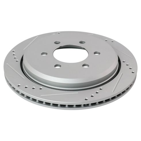 2003-06 Ford Expedition Lincoln Navigator Front & Rear Semi-Metallic Premium G-Coated Brake Pad & Rotor Kit TRQ Performance BKA12270