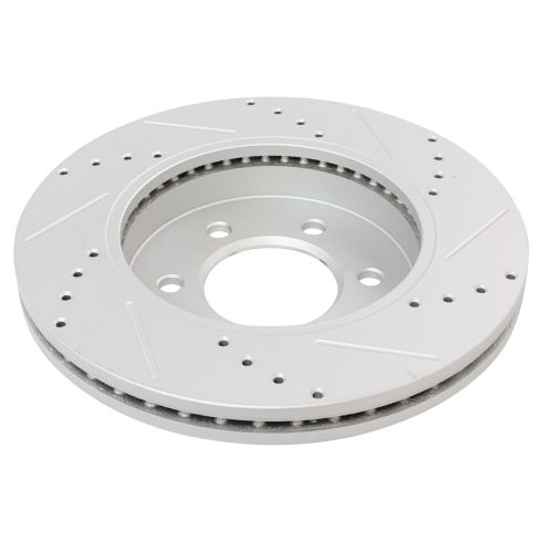 Ford F150 Lincoln Mark LT Front & Rear Semi-Metallic Premium G-Coated Brake Pad & Rotor Kit TRQ Performance BKA12272