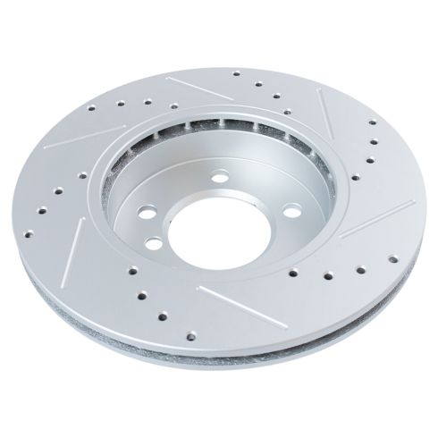 BMW Front Semi-Metallic Premium G-Coated Brake Pad & Rotor Kit TRQ Performance BKA12298