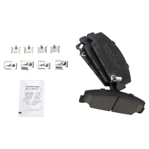 Honda Civic Civic Del Sol CRX Front Ceramic Premium G-Coated Brake Pad & Rotor Kit TRQ Performance BKA12318