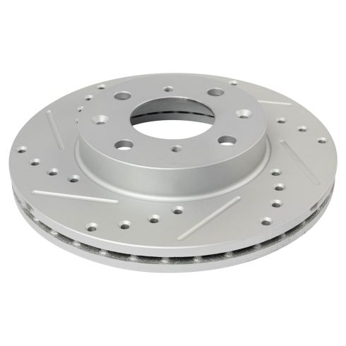 Honda Civic Civic Del Sol CRX Front Ceramic Premium G-Coated Brake Pad & Rotor Kit TRQ Performance BKA12318