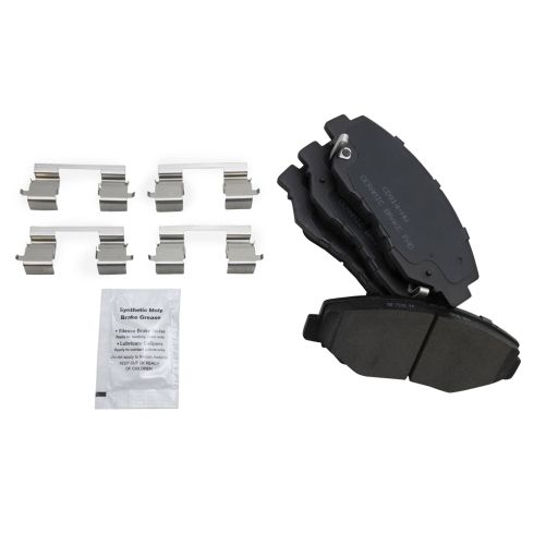 2003-08 Honda Pilot Front & Rear Ceramic Premium G-Coated Performance Brake Pad & Rotor Kit TRQ Performance BKA12348