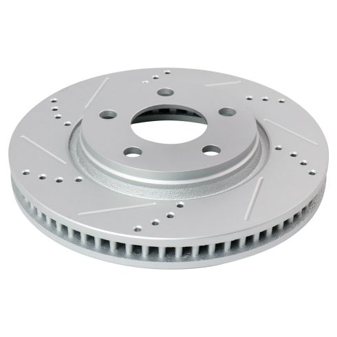 Chevrolet Buick Pontiac Saturn Front Ceramic Premium G-Coated Brake Pad & Rotor Kit TRQ Performance BKA12358