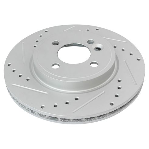 Mini Cooper Front & Rear 4 Piece Premium G-Coated Brake Rotor Set TRQ Performance BRA13968