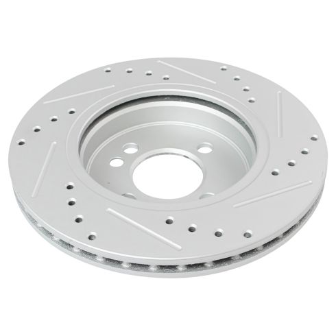 Mini Cooper Front & Rear 4 Piece Premium G-Coated Brake Rotor Set TRQ Performance BRA13968
