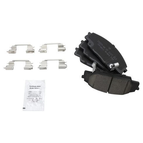2002-06 Acura RSX Type-S Front & Rear Ceramic Premium G-Coated Performance Brake Pad & Rotor Kit TRQ Performance BKA12431