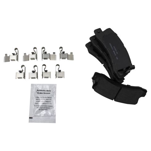 Toyota Camry Solara Lexus ES300 Front & Rear Ceramic Premium G-Coated Brake Pad & Rotor Kit TRQ Performance BKA12471