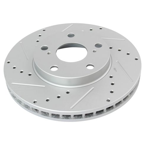 Toyota Camry Solara Lexus ES300 Front & Rear Ceramic Premium G-Coated Brake Pad & Rotor Kit TRQ Performance BKA12471