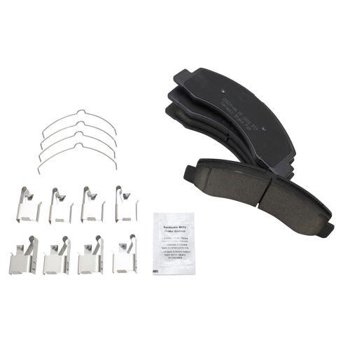 Ford Front Ceramic Premium G-Coated Brake Pad & Rotor Kit TRQ Performance BKA12477