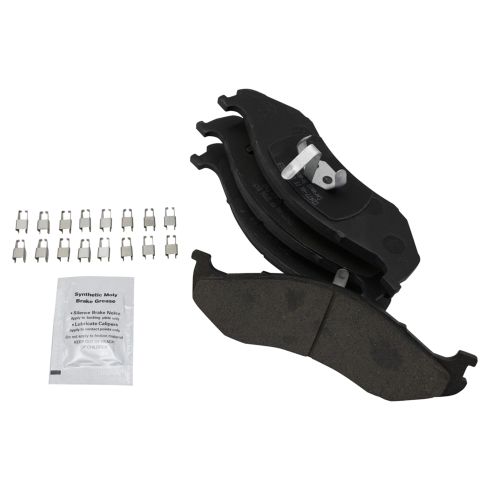 Jeep Front Ceramic Premium G-Coated Brake Pad & Rotor Kit TRQ Performance BKA12485
