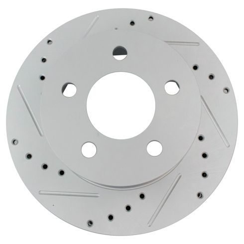 Jeep Front Ceramic Premium G-Coated Brake Pad & Rotor Kit TRQ Performance BKA12485