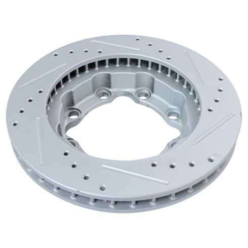 Chevrolet GMC Dodge Front Ceramic Premium G-Coated Brake Pad & Rotor Kit TRQ Performance BKA12505