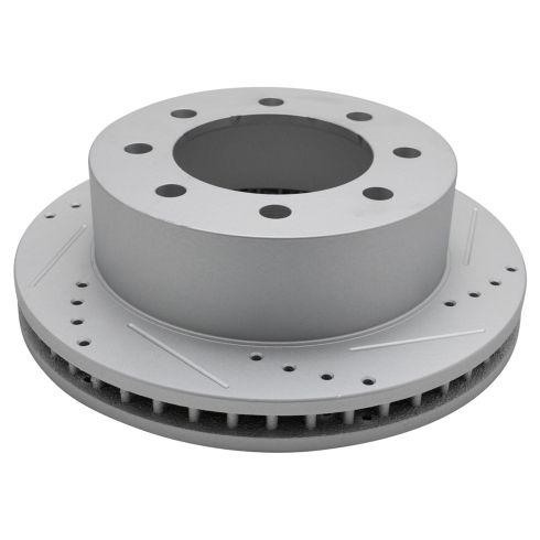 2000-02 Dodge Ram 2500 3500 Front Ceramic Premium G-Coated Brake Pad & Rotor Kit TRQ Performance BKA12508