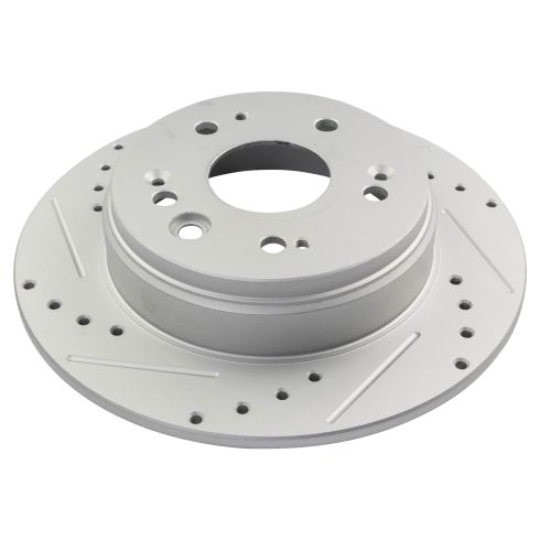 2002-04 Honda CR-V Front & Rear Ceramic Premium G-Coated Performance Brake Pad & Rotor Kit TRQ Performance BKA12514