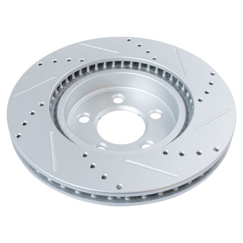 Dodge Chrysler Front & Rear 4 Piece Premium G-Coated Brake Rotor Set TRQ Performance BRA13972