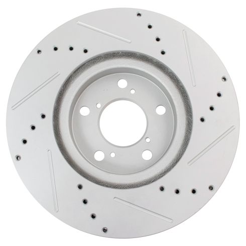 2011-14 Honda Odyssey Front & Rear 4 Piece Premium G-Coated Performance Brake Rotor Set TRQ Performance BRA13973