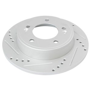 Hyundai Kia Front & Rear Ceramic Premium G-Coated Brake Pad & Rotor Kit TRQ Performance BKA12539