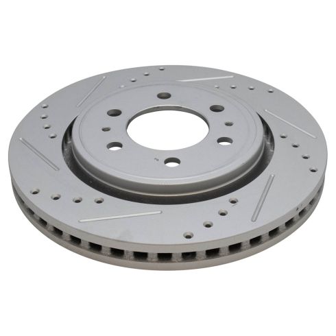 Ford Lincoln Front Semi-Metallic Premium G-Coated Brake Pad & Rotor Kit TRQ Performance BKA12560