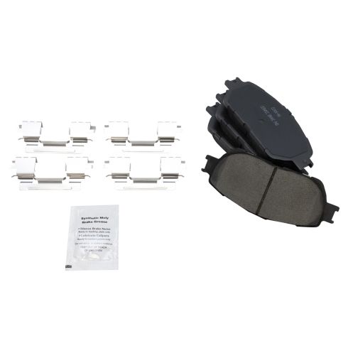 Toyota Camry Lexus ES300 Front & Rear Ceramic Premium G-Coated Brake Pad & Rotor Kit TRQ Performance BKA12571