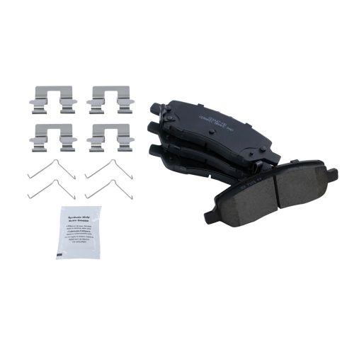 2013-16 Dodge Dart Rear Ceramic Premium G-Coated Brake Pad & Rotor Kit TRQ Performance BKA12579