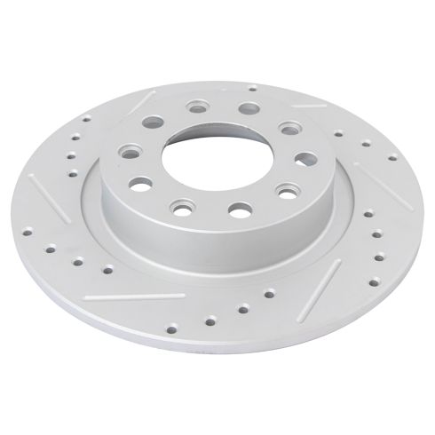 2013-16 Dodge Dart Rear Ceramic Premium G-Coated Brake Pad & Rotor Kit TRQ Performance BKA12579