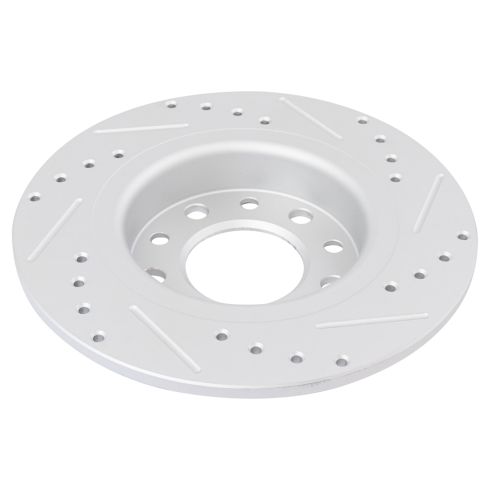 2013-16 Dodge Dart Rear Ceramic Premium G-Coated Brake Pad & Rotor Kit TRQ Performance BKA12579