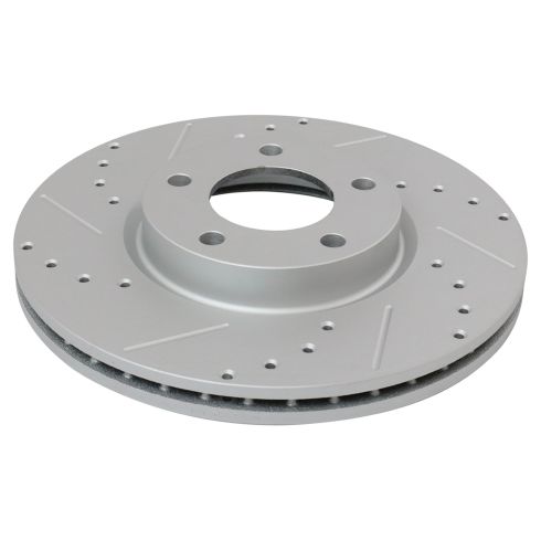 Mazda 3 5 Front Semi-Metallic Premium G-Coated Brake Pad & Rotor Kit TRQ Performance BKA12590