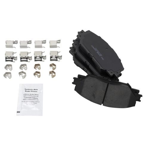 Toyota Lexus Scion Front Ceramic Premium G-Coated Brake Pad & Rotor Kit TRQ Performance BKA12607