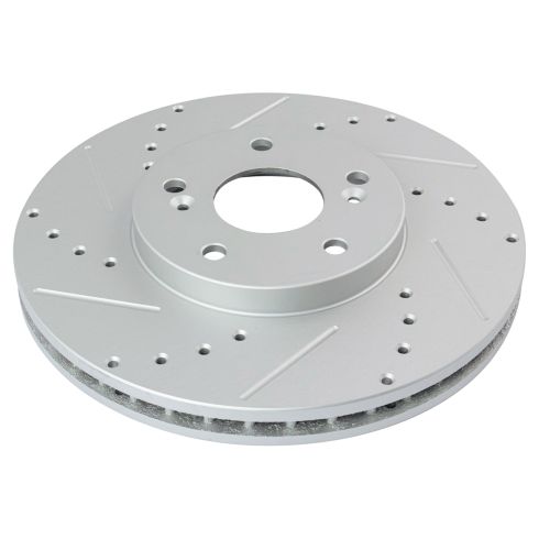 Honda Accord Acura TSX Front & Rear Ceramic Premium G-Coated Brake Pad & Rotor Kit TRQ Performance BKA12614