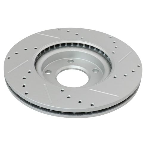 Mazda 3 Front & Rear Ceramic Premium G-Coated Brake Pad & Rotor Kit TRQ Performance BKA12625