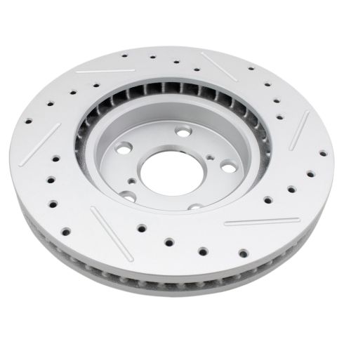 Lexus GS300 IS250 Front Ceramic Premium G-Coated Brake Pad & Rotor Kit TRQ Performance BKA12632